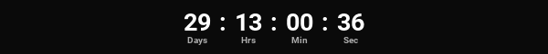 Plain (no chrome) countdown